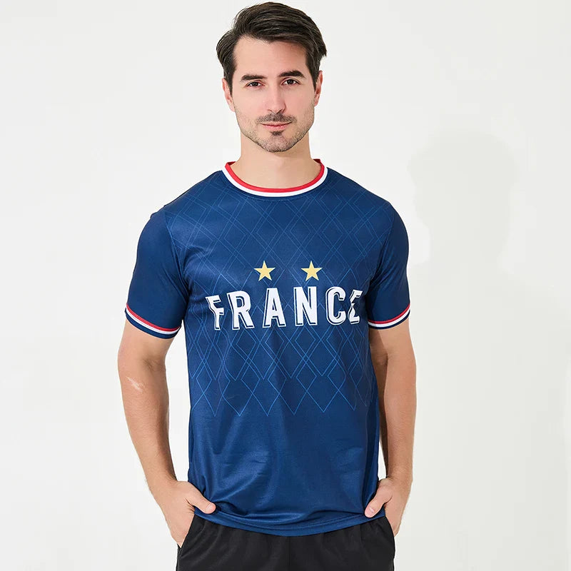 Maillot Entraînement Équipe de France | Séchage Rapide | Coupe du Monde 2026