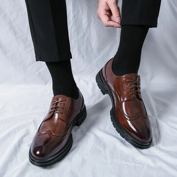 Chaussures Invité De Mariage À Lacets Élégantes Pour Homme | Bout En Pointe