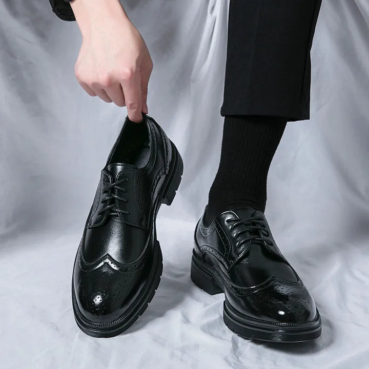 Chaussures Invité De Mariage À Lacets Élégantes Pour Homme | Bout En Pointe