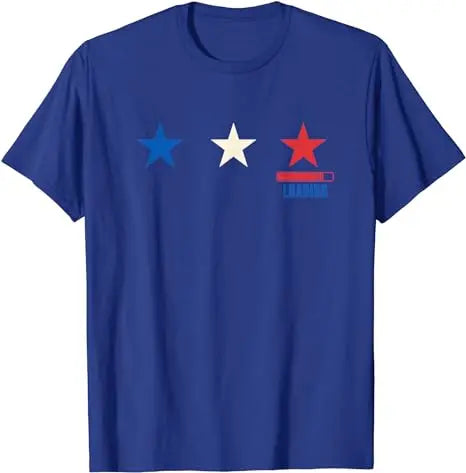 T-shirt Supporter Équipe de France Deux Étoiles | Maillot Fan | Coupe du Monde 2026