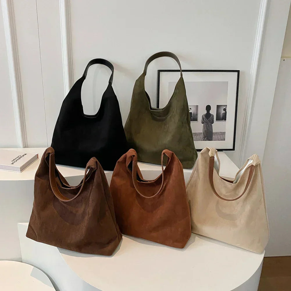 Sac Cabas Femme en Suède avec Anses Épaule