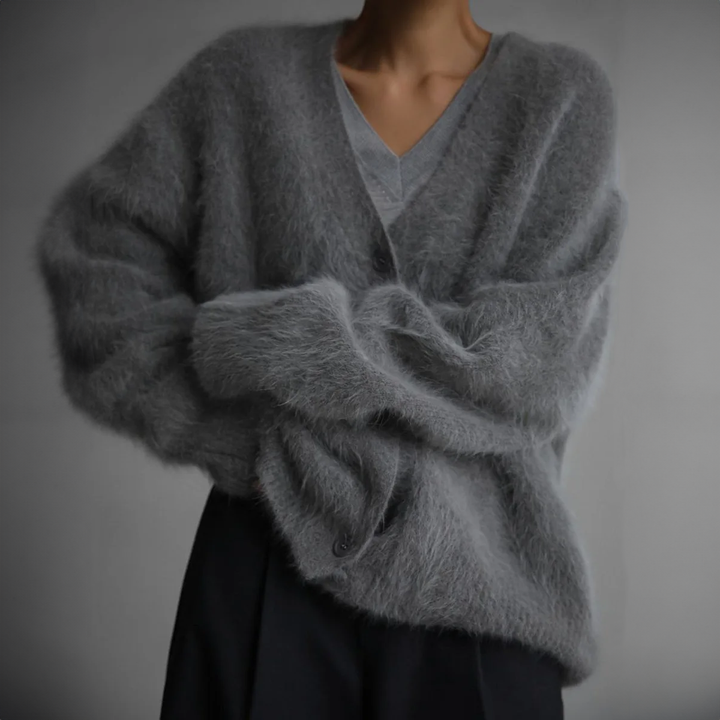 Damesvest van kasjmier - Zacht en warm breisel