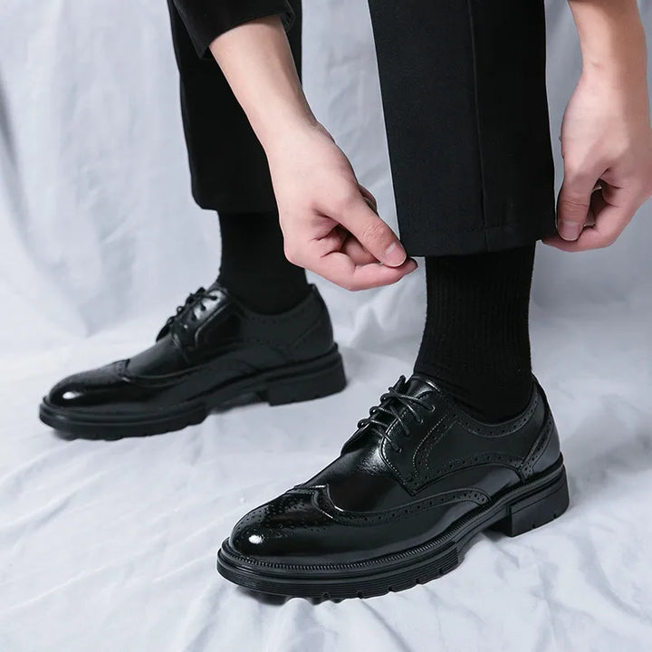 Chaussures Invité De Mariage À Lacets Élégantes Pour Homme | Bout En Pointe