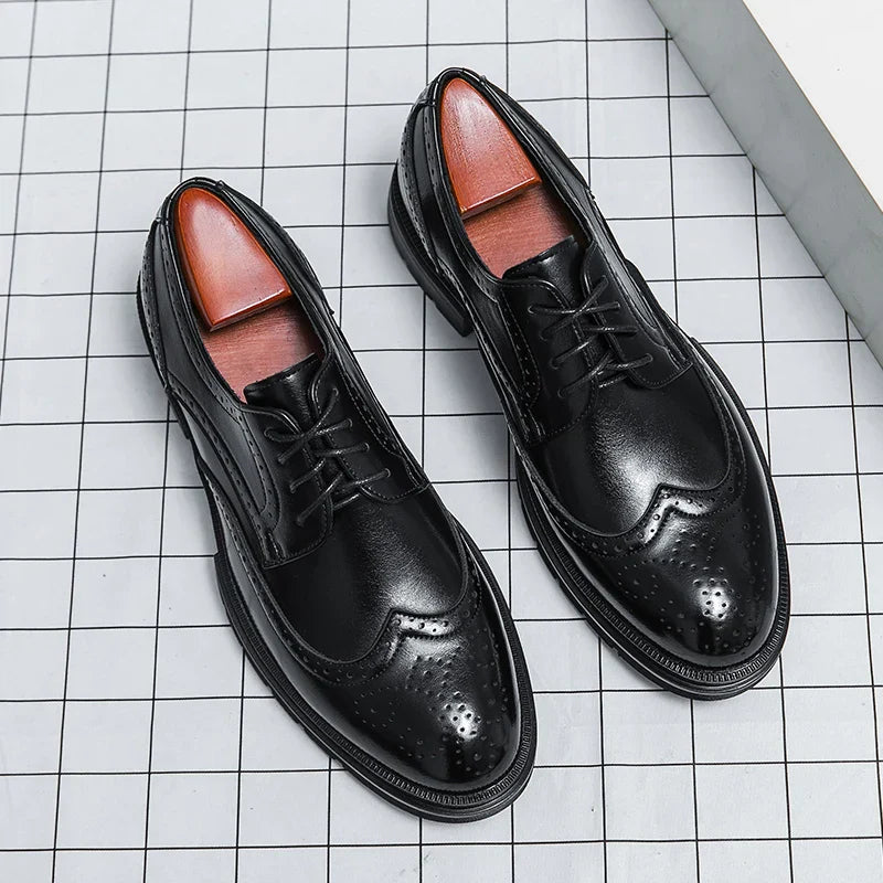 Chaussures Invité De Mariage À Lacets Élégantes Pour Homme | Bout En Pointe