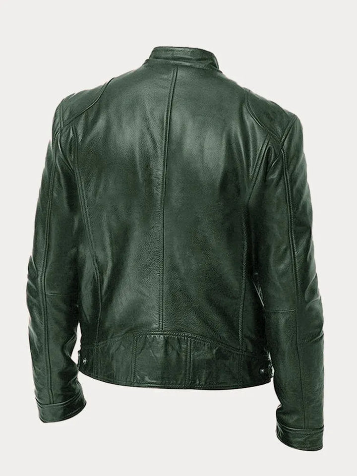 Veste en Cuir Décontractée Intemporelle