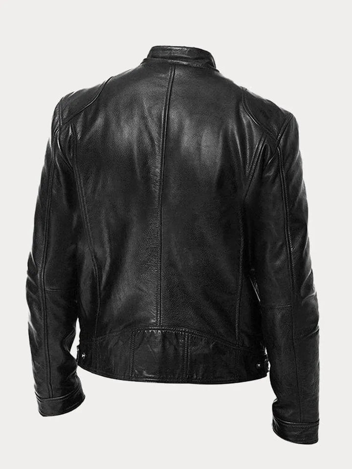 Veste en Cuir Décontractée Intemporelle