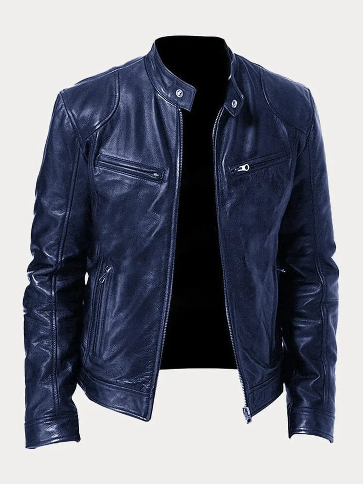 Veste en Cuir Décontractée Intemporelle