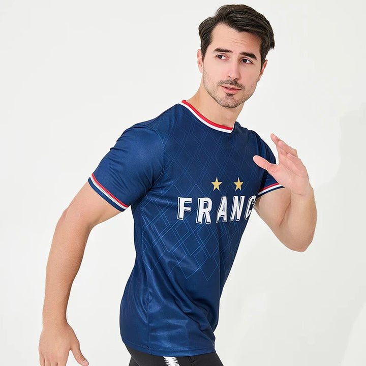 Maillot Entraînement Équipe de France | Séchage Rapide | Coupe du Monde 2026