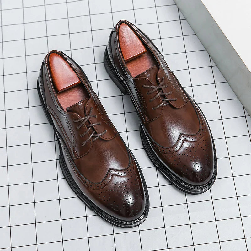 Chaussures Invité De Mariage À Lacets Élégantes Pour Homme | Bout En Pointe