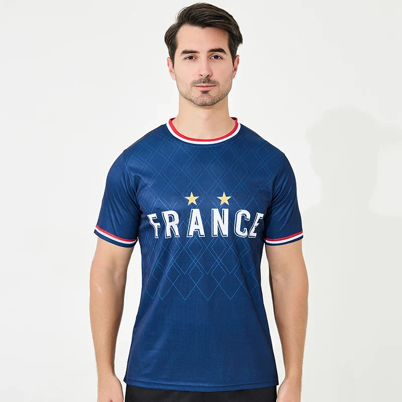 Maillot Entraînement Équipe de France | Séchage Rapide | Coupe du Monde 2026