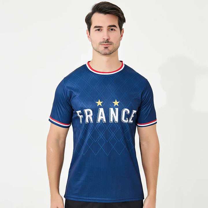 Maillot Entraînement Équipe de France | Séchage Rapide | Coupe du Monde 2026