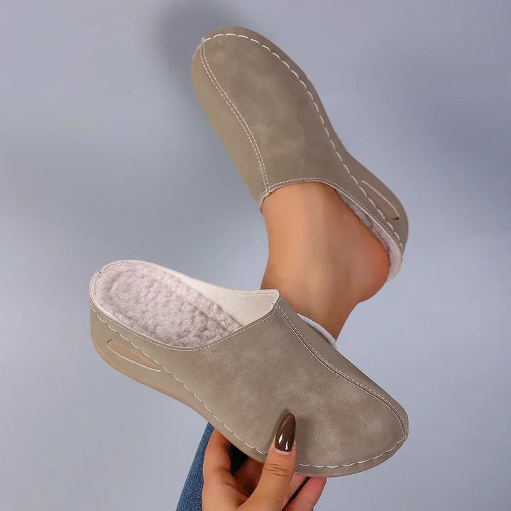 Chaussons Orthopédiques Femme – Soutien Voûte Plantaire et Talon, Semelle Antidérapante