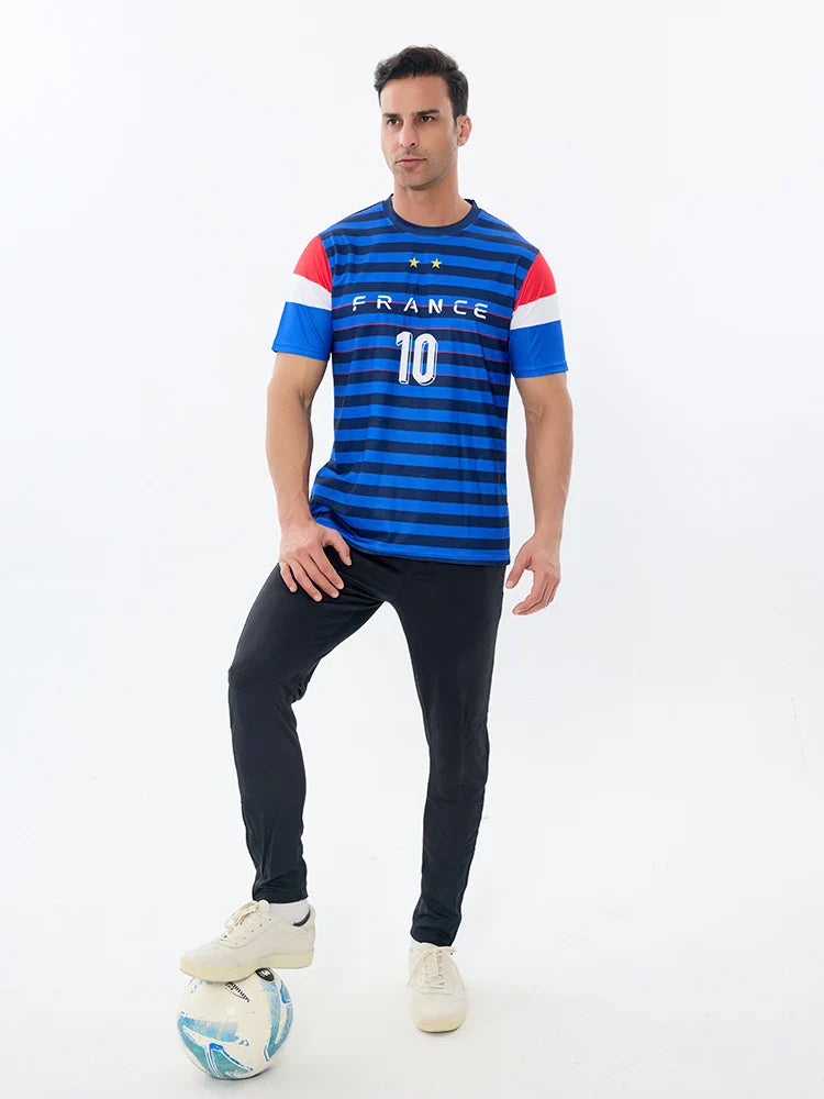 Maillot Fan Équipe de France N°10 | Édition Supporter | Coupe du Monde 2026
