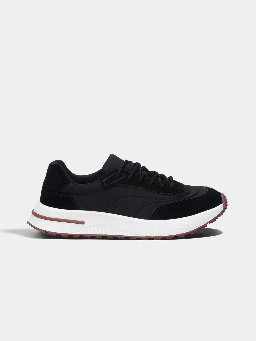 Herensneakers met dikke zool - sportief model met veters