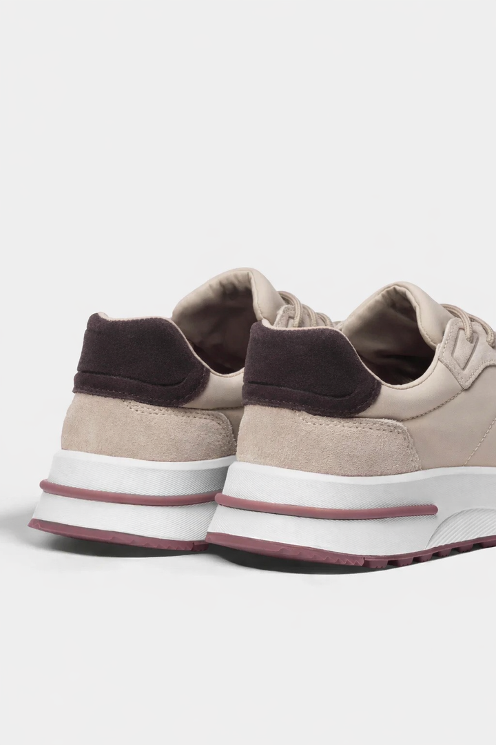 Herensneakers met dikke zool - sportief model met veters