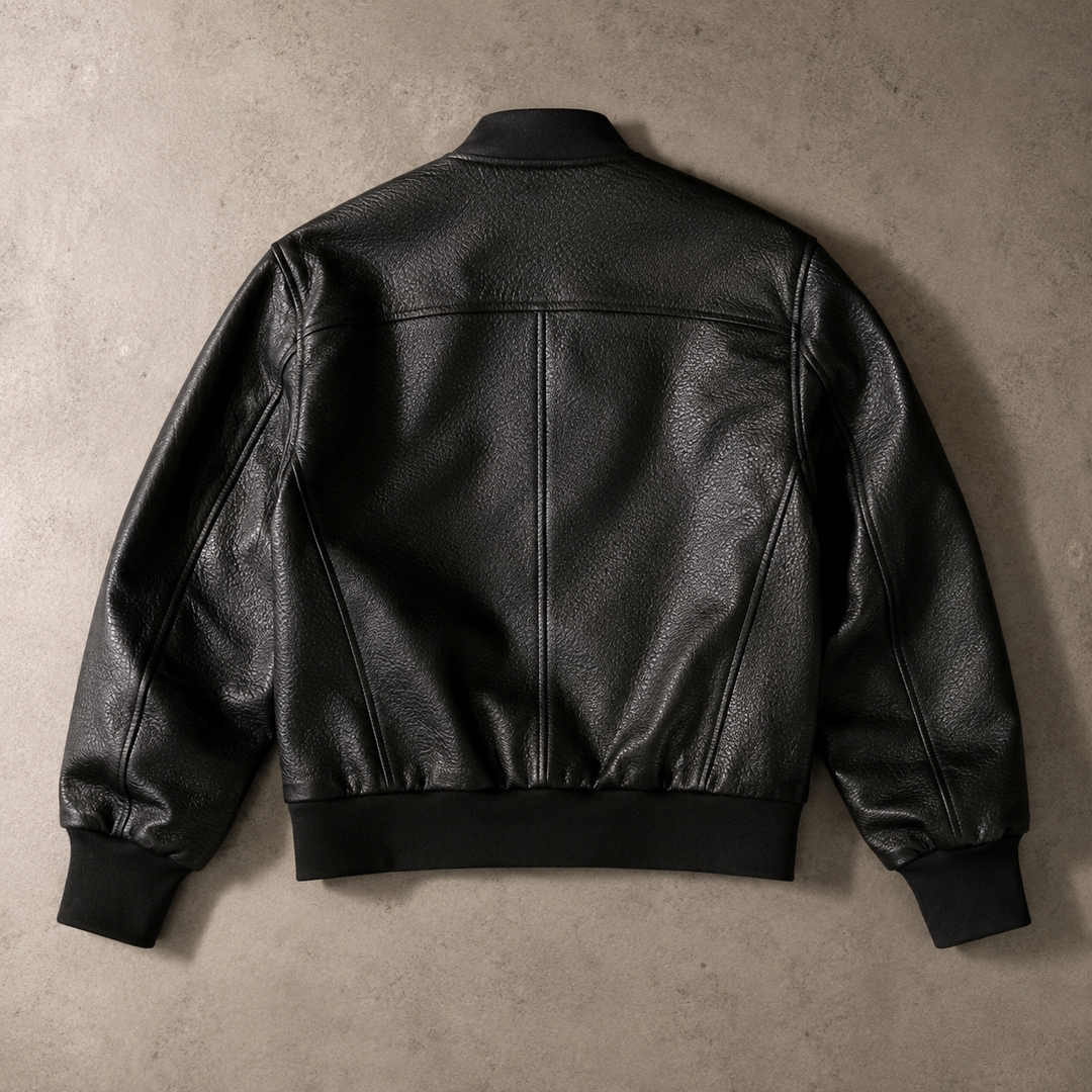 Bomber da uomo in pelliccia sintetica