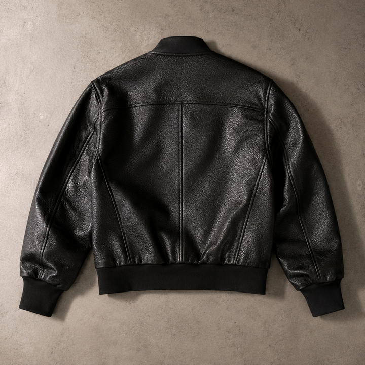 Bomber da uomo in pelliccia sintetica