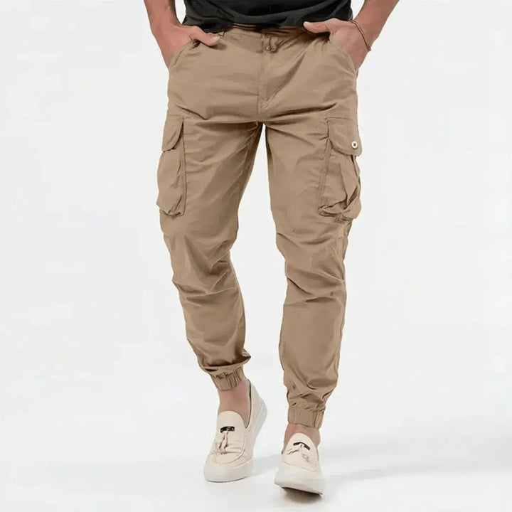 Jogger Cargo Homme Coupe Fusée à Taille Ajustable