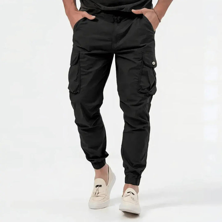Jogger Cargo Homme Coupe Fusée à Taille Ajustable