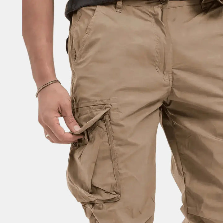 Jogger Cargo Homme Coupe Fusée à Taille Ajustable