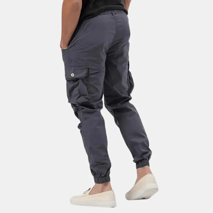 Jogger Cargo Homme Coupe Fusée à Taille Ajustable