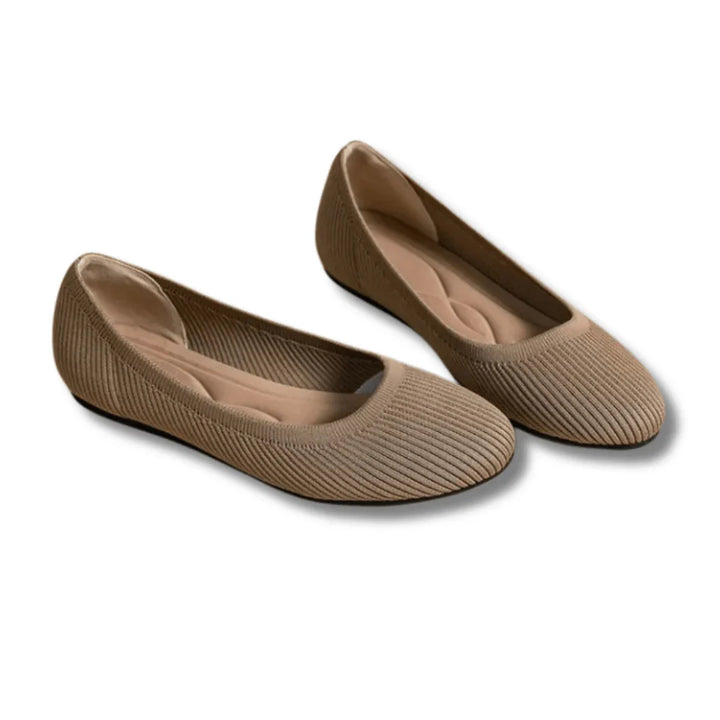 Chaussures Plates À Ballet en Tricot Pour Femmes | Confortable
