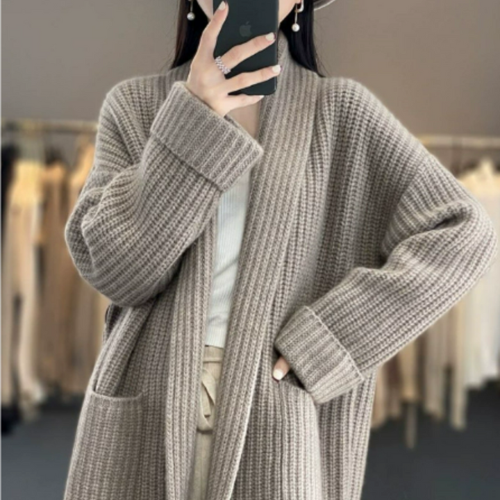 Alaya | Cardigan Longue Pour Femmes | Chaud | Hiver