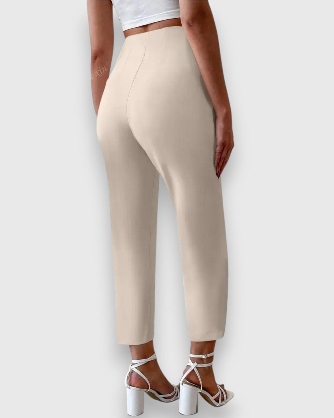 Pantalon Taille Haute Classique Femme