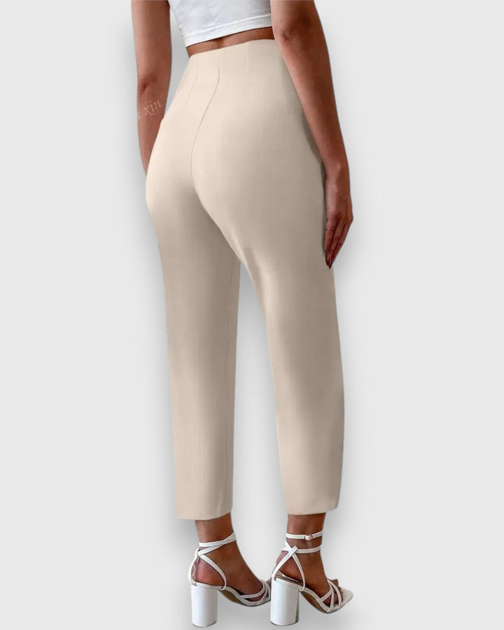 Pantalon Taille Haute Classique Femme