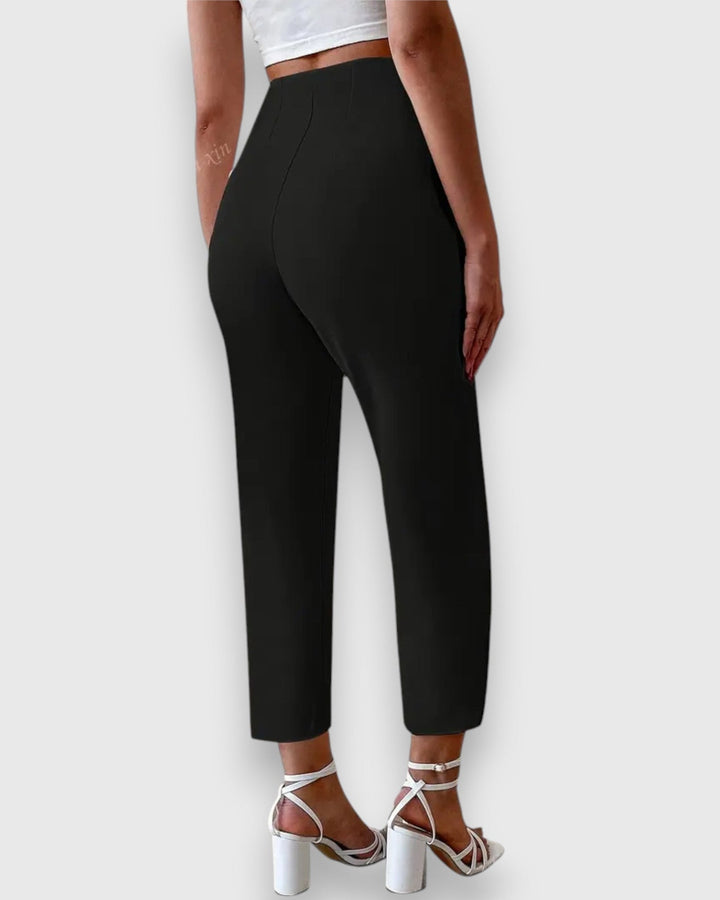 Pantalon Taille Haute Classique Femme