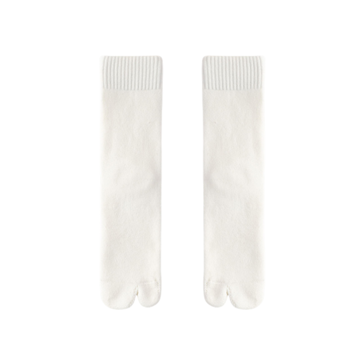 Women's Thick Cotton Blend Tabi Split-Toe Socks
