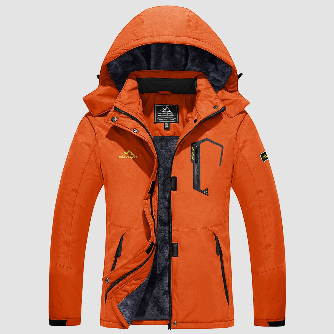 Waterdichte dames-ski-jas met fleecevoering
