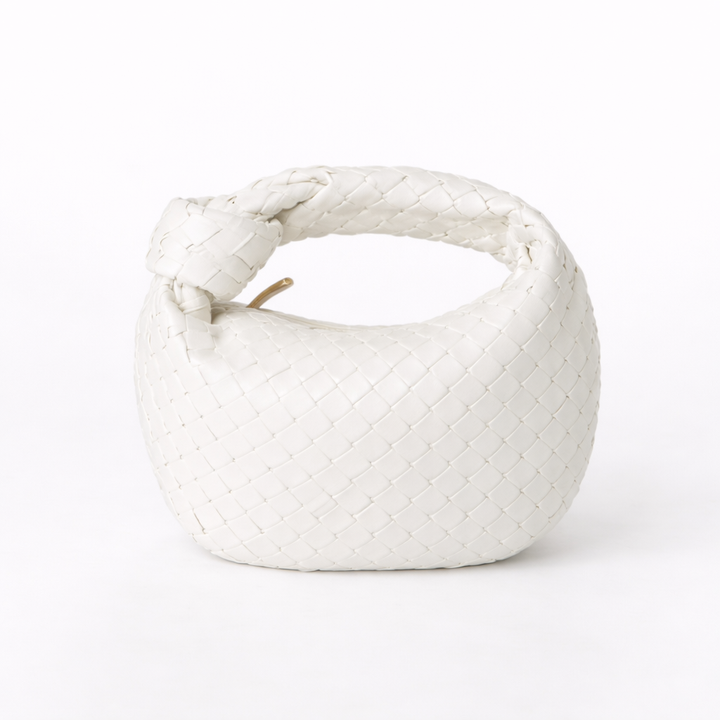 Sac à Main Tressé Femme – Anse Nouée en Cuir Vegan Souple