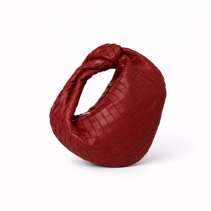 Sac à Main Tressé Femme – Anse Nouée en Cuir Vegan Souple