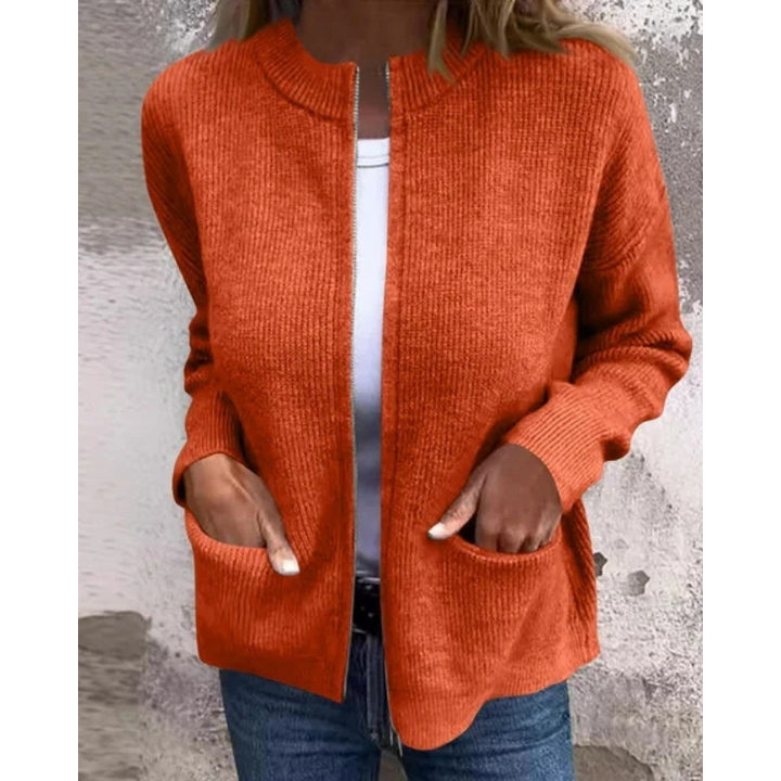Cardigan Intemporel en Maille Coupe Décontractée