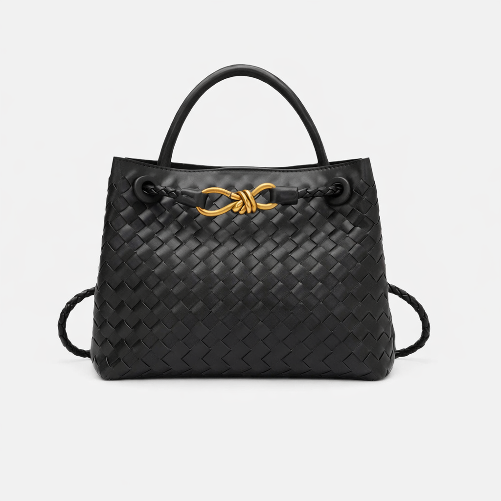 Sac Cabas Tressé Femme en Cuir Vegan – Sac à Épaule Souple