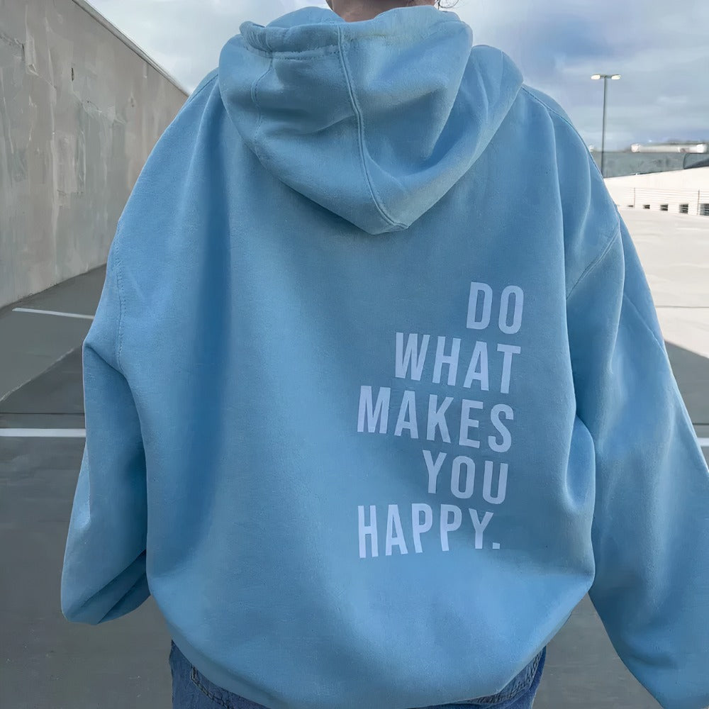 Liberté | Sweat à Capuche Inspirant en Coton Mélangé