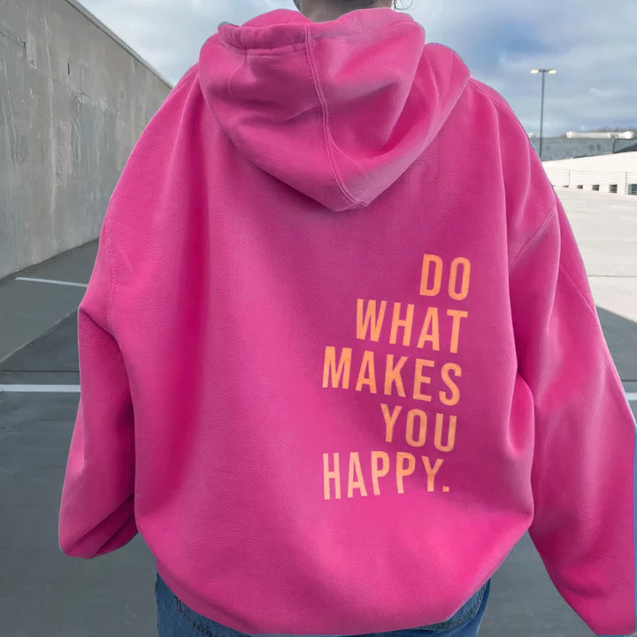 Liberté | Sweat à Capuche Inspirant en Coton Mélangé