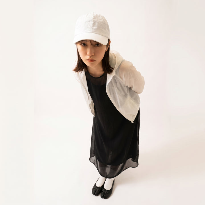 Women's Nylon Cap with Embroidered Logo and Adjustable Closure