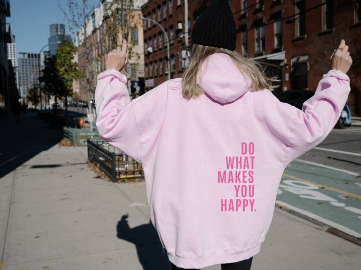 Liberté | Sweat à Capuche Inspirant en Coton Mélangé