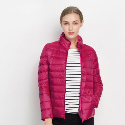 Doudoune Légère Imperméable Femme – Veste Cintrée de Mi-Saison