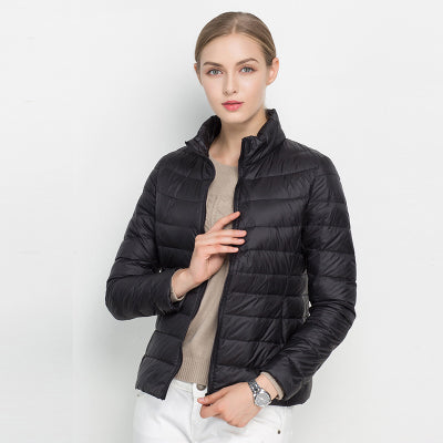 Doudoune Légère Imperméable Femme – Veste Cintrée de Mi-Saison