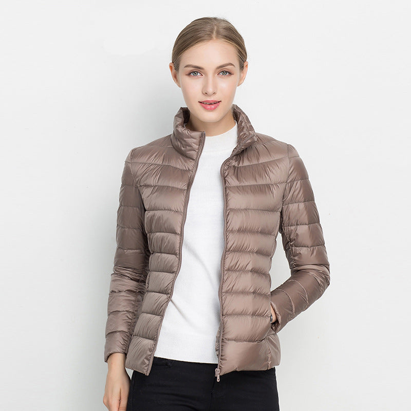Doudoune Légère Imperméable Femme – Veste Cintrée de Mi-Saison