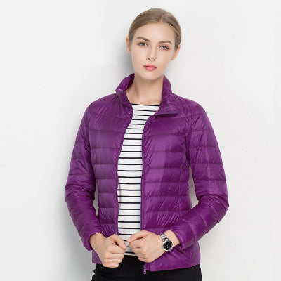 Doudoune Légère Imperméable Femme – Veste Cintrée de Mi-Saison