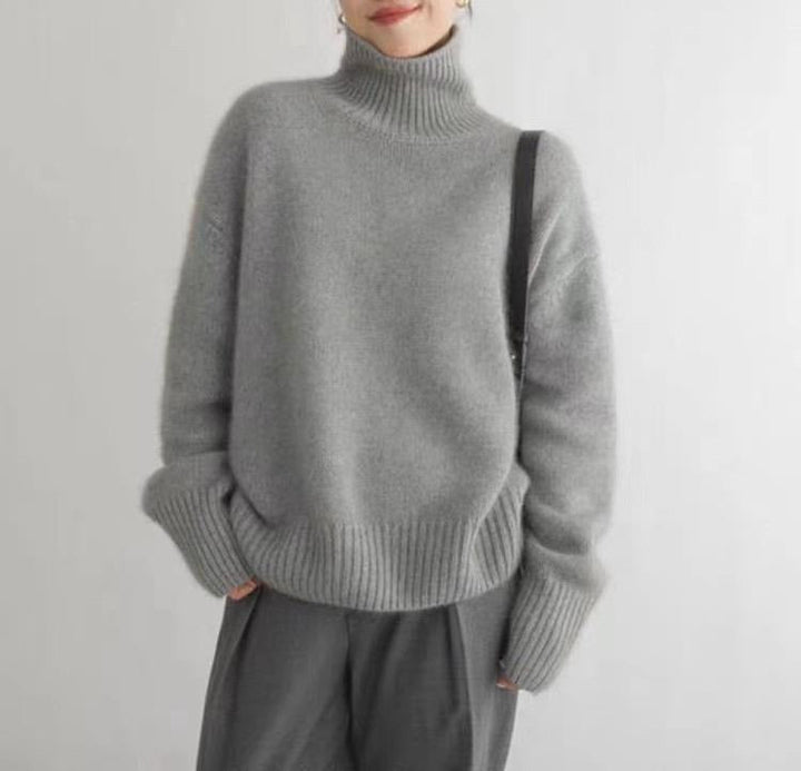 Lara | Pull Col Roulé Intemporel