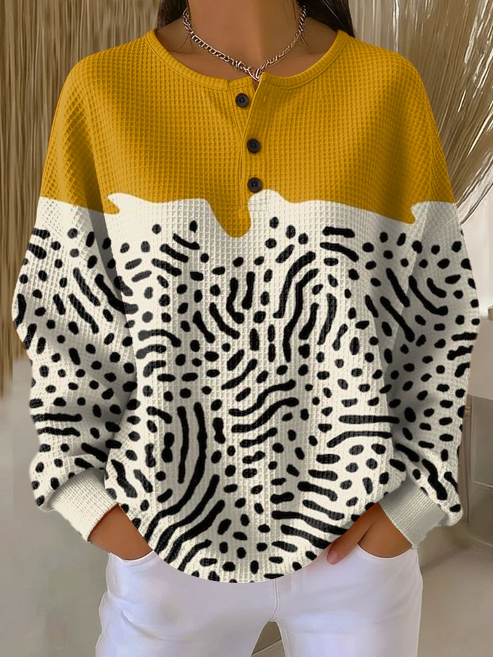 Beau | Pull femme en maille gaufrée double