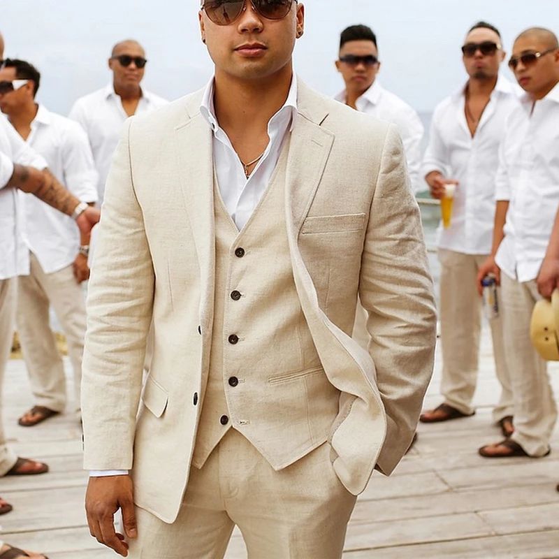 Costume 3 Pièces Invité À Un Mariage Pour Homme | Été