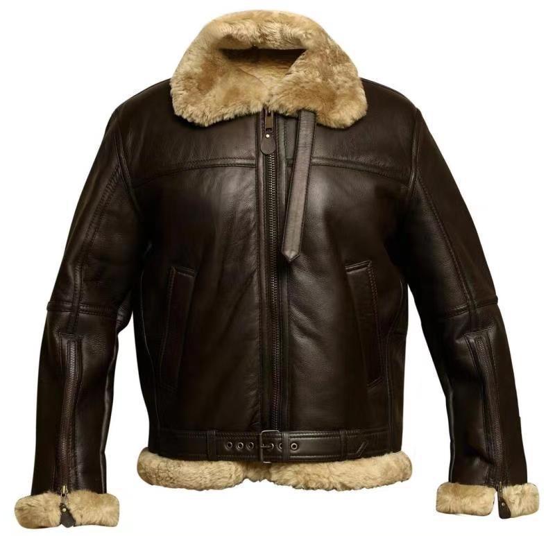 Bernard | Veste en cuir d'agneau véritable pour homme