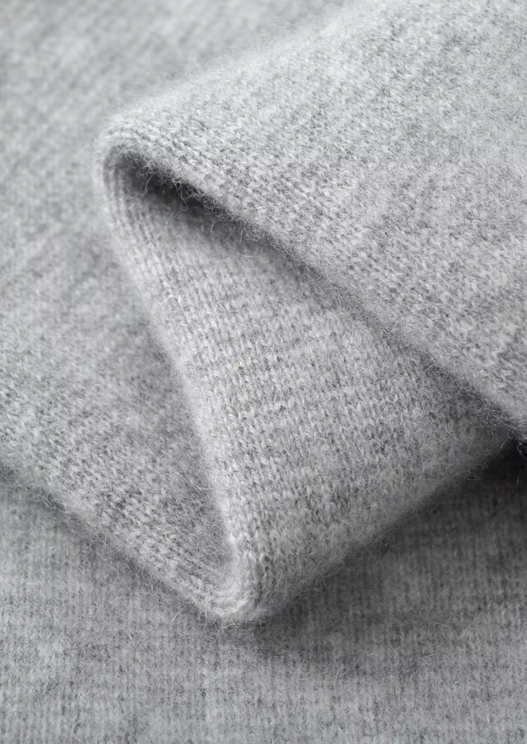 Completo da uomo in maglia a due pezzi - Cardigan con cappuccio e pantaloni con coulisse