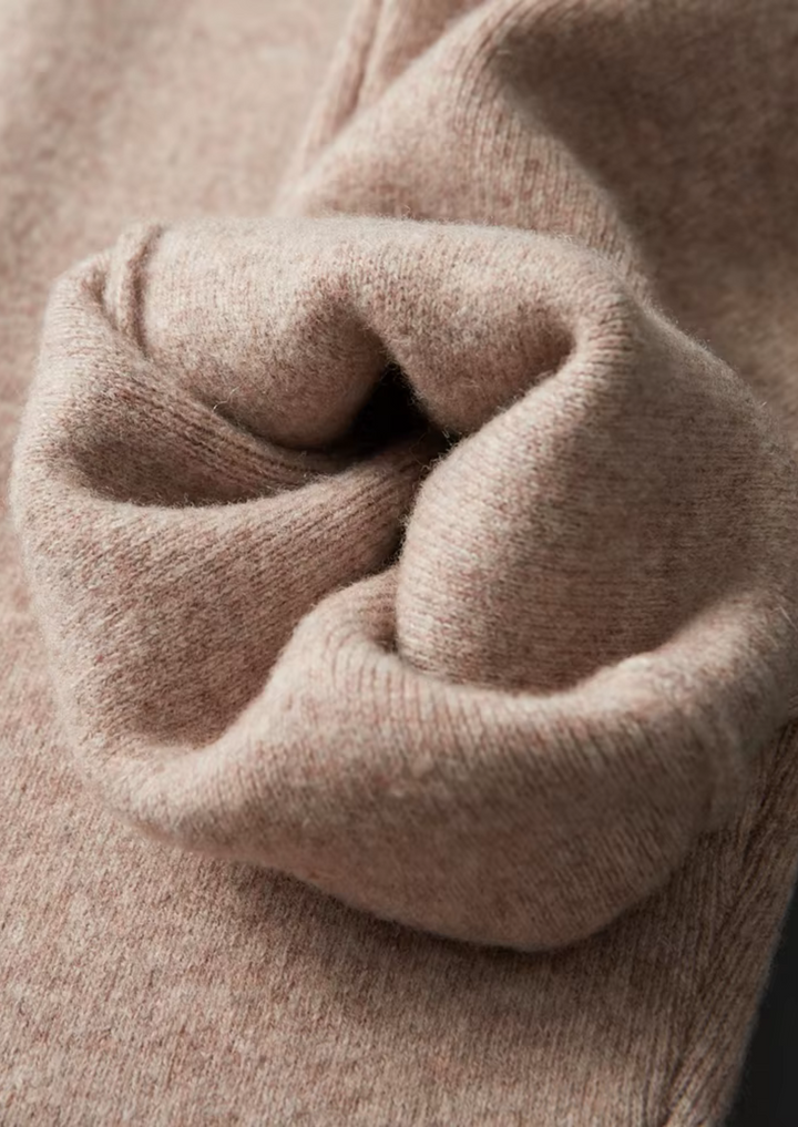 Ensemble en Maille Homme – Cardigan Zippé & Pantalon Fusé à Finitions Contrastées